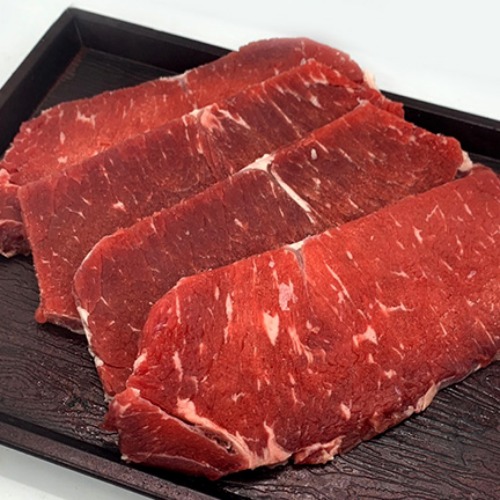 미국산 소고기 등심 초이스 채끝살 스테이크,슬라이스 1팩 100g-500g